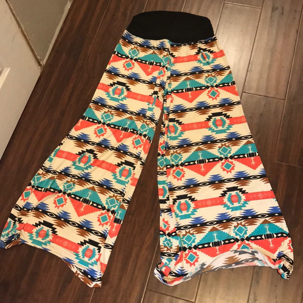 Aztec print Palazzo Pants